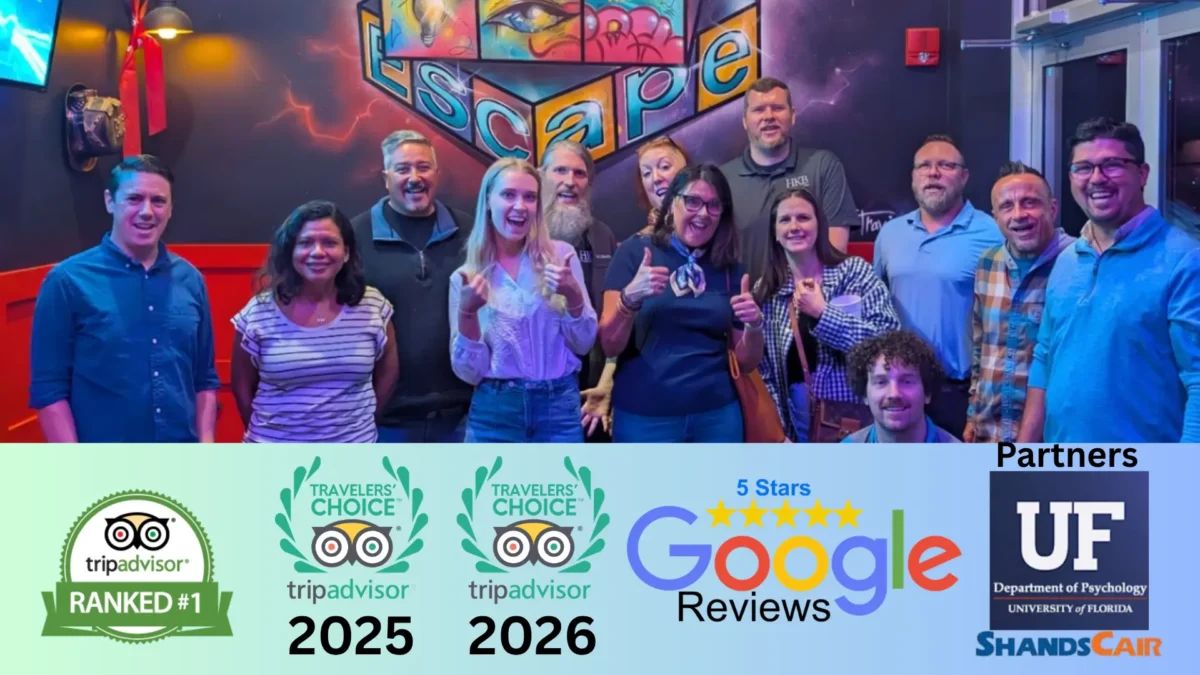 TripAdvisor Award Escape Room, Ocala & Gainesville - Florida